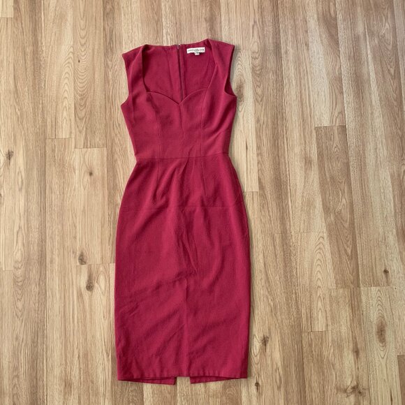 Dress the Population Dresses & Skirts - Dress the Population Elle Dress Pink Hibiscus Sweetheart Sheath